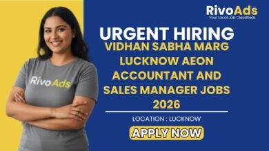 Vidhan Sabha Marg Lucknow Aeon Accountant and Sales Manager Jobs 2026