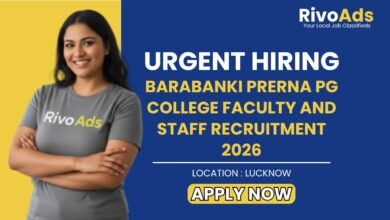 Barabanki Prerna PG College Faculty and Staff Recruitment 2026