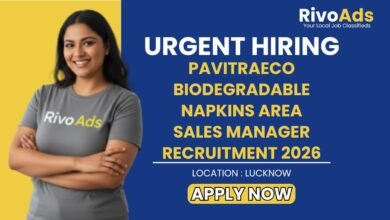 PavitraEco Biodegradable Napkins Area Sales Manager Recruitment 2026