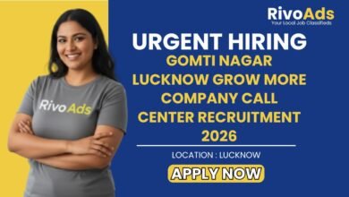 Gomti Nagar Lucknow Grow More Company Call Center Recruitment 2026