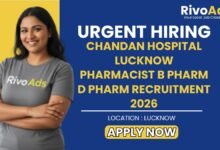Chandan Hospital Lucknow Pharmacist B Pharm D Pharm Recruitment 2026
