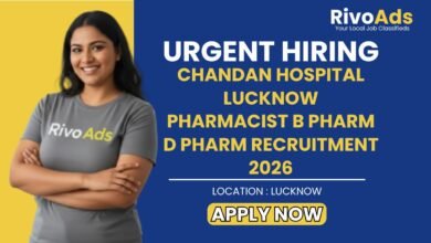 Chandan Hospital Lucknow Pharmacist B Pharm D Pharm Recruitment 2026