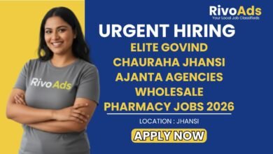 Elite Govind Chauraha Jhansi Ajanta Agencies Wholesale Pharmacy Jobs 2026