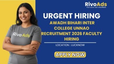 Awadh Bihari Inter College Unnao Recruitment 2026 Faculty Hiring