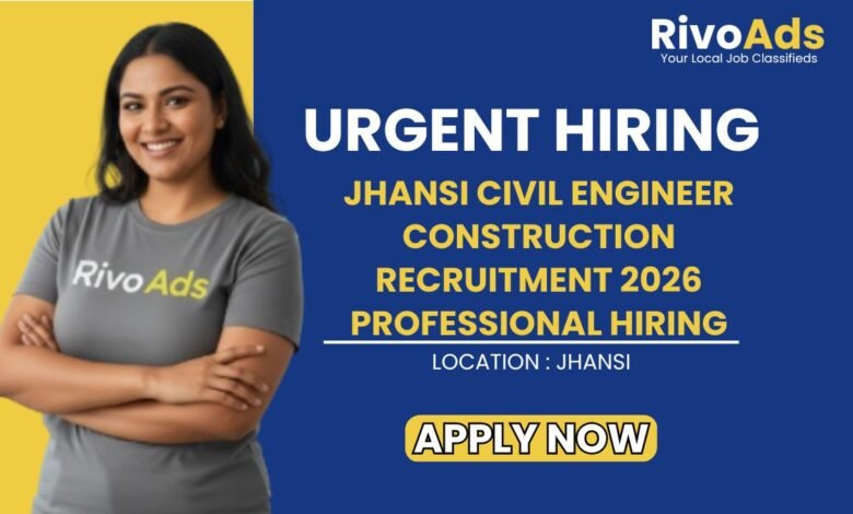 Jhansi Civil Engineer Construction Recruitment 2026 Professional Hiring