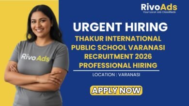 Thakur International Public School Varanasi Recruitment 2026 Professional Hiring