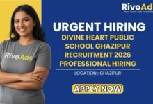 Divine Heart Public School Ghazipur Recruitment 2026 Professional Hiring