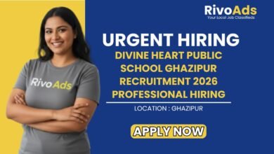Divine Heart Public School Ghazipur Recruitment 2026 Professional Hiring