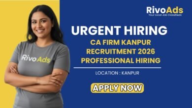 CA Firm Kanpur Recruitment 2026 Professional Hiring