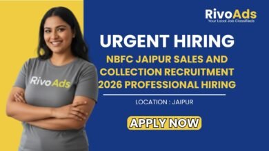 NBFC Jaipur Sales and Collection Recruitment 2026 Professional Hiring