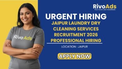 Jaipur Laundry Dry Cleaning Services Recruitment 2026 Professional Hiring
