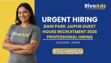 Bani Park Jaipur Guest House Recruitment 2026 Professional Hiring