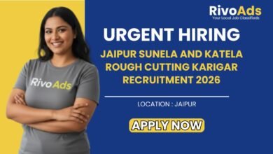 Jaipur Sunela and Katela Rough Cutting Karigar Recruitment 2026