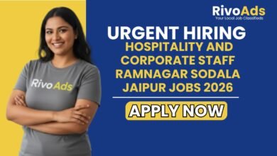 Hospitality and Corporate Staff Ramnagar Sodala Jaipur Jobs 2026