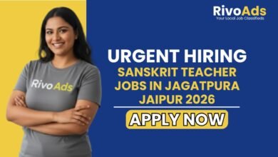 Sanskrit Teacher Jobs in Jagatpura Jaipur 2026