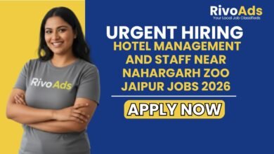 Hotel Management and Staff Near Nahargarh Zoo Jaipur Jobs 2026