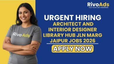 Architect and Interior Designer Library Hub JLN Marg Jaipur Jobs 2026