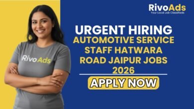 Automotive Service Staff Hatwara Road Jaipur Jobs 2026