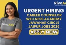 Career Counselor Wellness Academy Jawahar Circle Jaipur Jobs 2026