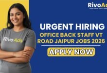 Office Back Staff VT Road Jaipur Jobs 2026