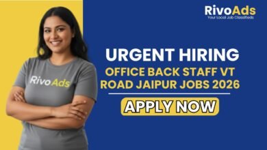 Office Back Staff VT Road Jaipur Jobs 2026