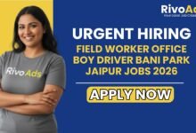 Field Worker Office Boy Driver Bani Park Jaipur Jobs 2026