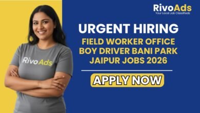 Field Worker Office Boy Driver Bani Park Jaipur Jobs 2026