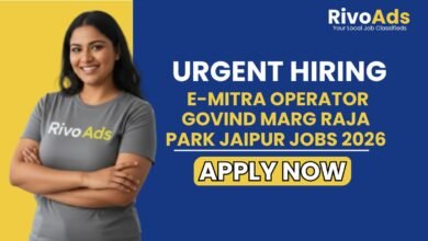 E-Mitra Operator Govind Marg Raja Park Jaipur Jobs 2026