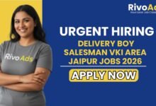 Delivery Boy Salesman VKI Area Jaipur Jobs 2026