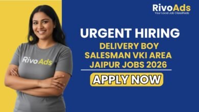 Delivery Boy Salesman VKI Area Jaipur Jobs 2026
