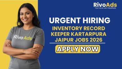 Inventory Record Keeper Kartarpura Jaipur Jobs 2026