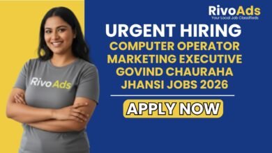 Computer Operator Marketing Executive Govind Chauraha Jhansi Jobs 2026