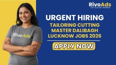 Tailoring Cutting Master Dalibagh Lucknow Jobs 2026