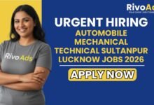 Automobile Mechanical Technical Sultanpur Lucknow Jobs 2026
