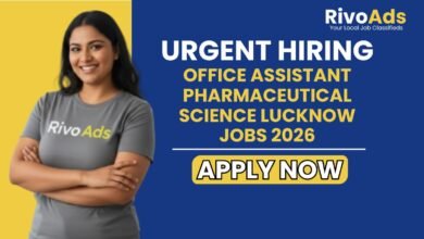 Office Assistant Pharmaceutical Science Lucknow Jobs 2026