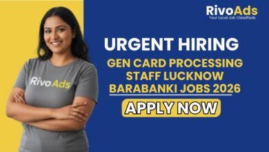 GEN Card Processing Staff Lucknow Barabanki Jobs 2026