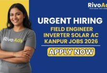 Field Engineer Inverter Solar AC Kanpur Jobs 2026