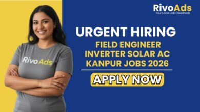 Field Engineer Inverter Solar AC Kanpur Jobs 2026