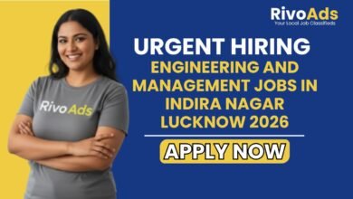 Engineering and Management Jobs in Indira Nagar Lucknow 2026