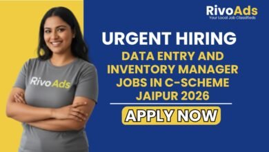 Data Entry and Inventory Manager Jobs in C-Scheme Jaipur 2026