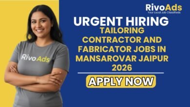 Tailoring Contractor and Fabricator Jobs in Mansarovar Jaipur 2026