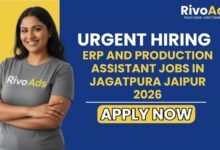 ERP and Production Assistant Jobs in Jagatpura Jaipur 2026