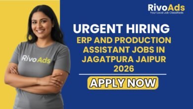 ERP and Production Assistant Jobs in Jagatpura Jaipur 2026