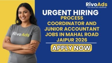 Process Coordinator and Junior Accountant Jobs in Mahal Road Jaipur 2026Recruitment for Process Coordinator and Junior Accountant Jobs in Mahal Road Jaipur 2026