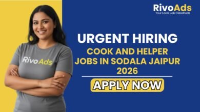 Cook and Helper Jobs in Sodala Jaipur 2026