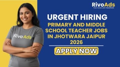 Primary and Middle School Teacher Jobs in Jhotwara Jaipur 2026