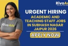 Academic and Teaching Staff Jobs in Subhash Nagar Jaipur 2026