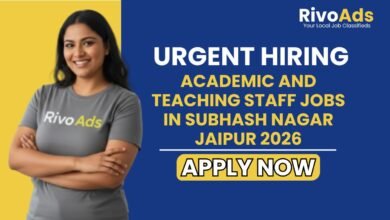 Academic and Teaching Staff Jobs in Subhash Nagar Jaipur 2026