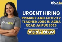 Primary and Activity Teacher Jobs in Agra Road Jaipur 2026