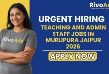 Teaching and Admin Staff Jobs in Murlipura Jaipur 2026
